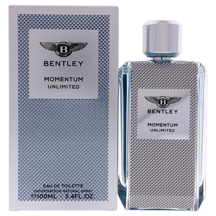 Momentum Unlimited de Bentley pour hommes - Spray EDT de 3,4 oz