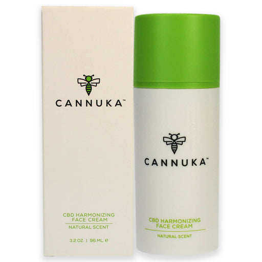 CBD Harmonizing Face Cream - Natural Scent by Cannuka for Unisex - 3.2 oz Cream