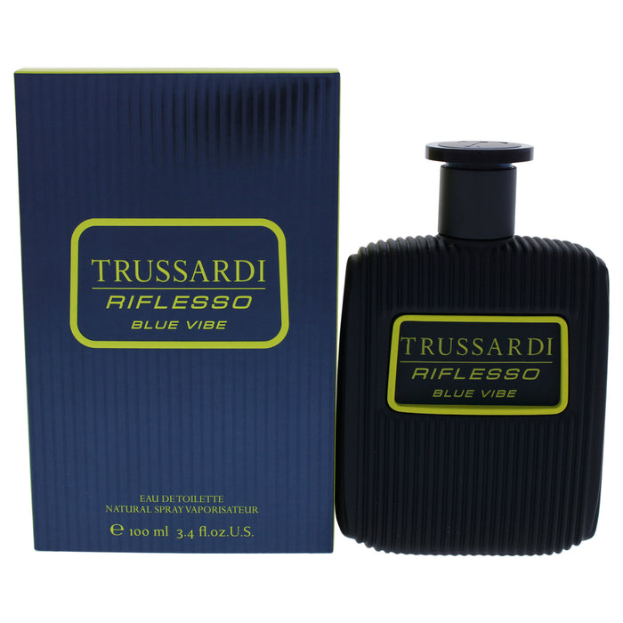 Riflesso Blue Vibe de Trussardi para hombres - Spray EDT de 3,4 oz