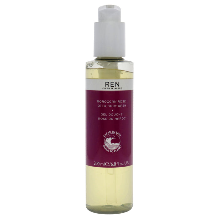 Moroccan Rose Otto Body Wash by REN for Unisex - 6.8 oz Body Wash