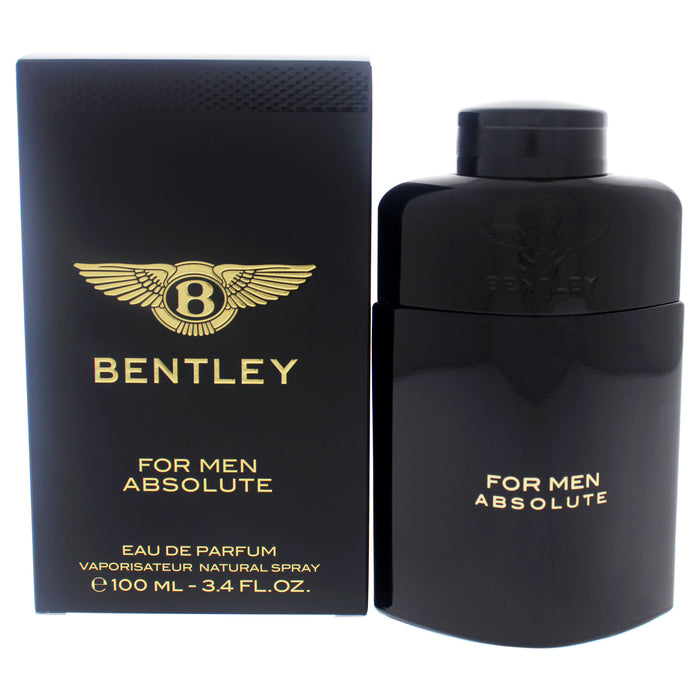 Absolute de Bentley para hombres - Spray EDP de 3,4 oz