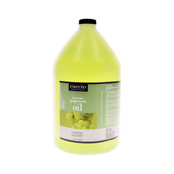 Aceite antioxidante Luxury Spa - Semilla de uva de Cuccio Naturale para unisex - 1 galón de aceite