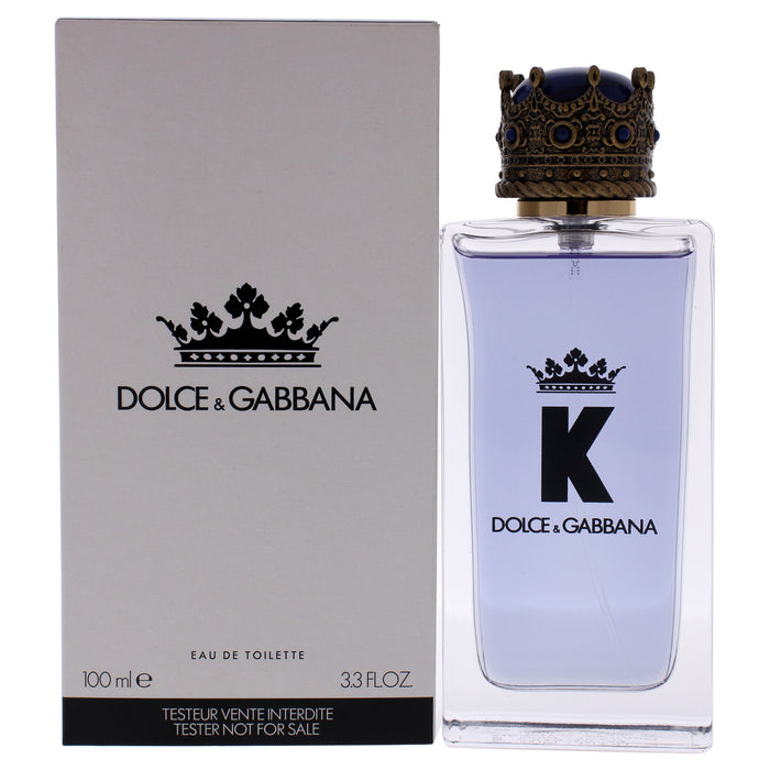K de Dolce and Gabbana para hombres - Spray EDT de 3,3 oz (probador)