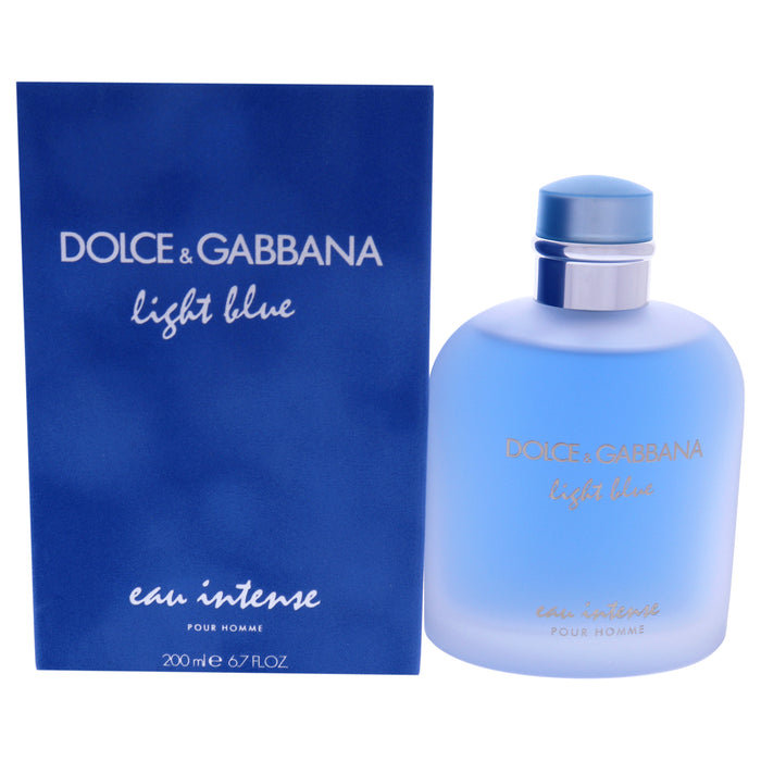 Light Blue Eau Intense de Dolce and Gabbana para hombres - EDP en aerosol de 6.7 oz
