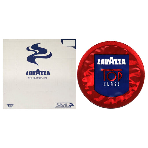 Blue Top Class Roast Ground Coffee Pods by Lavazza - 100 Pods Coffee