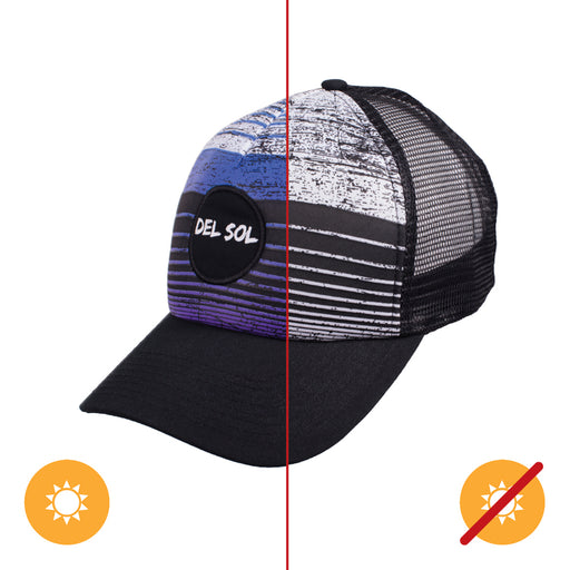 Color-Changing Trucker Hat - Good Vibes by DelSol for Unisex - 1 Pc Hat