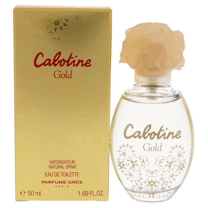 Cabotine Gold de Parfums Gres pour femme - Vaporisateur EDT de 1,69 oz