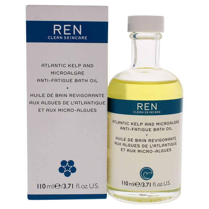 Atlantic Kelp and Microalgae Anti-Fatigue Bath Oil by REN for Unisex - 3.7 oz Oil