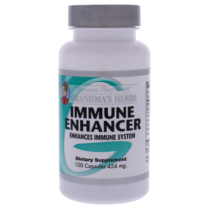 Immune Enhancer Capsules by Grandmas Herbs for Unisex - 100 Count Dietary Supplement