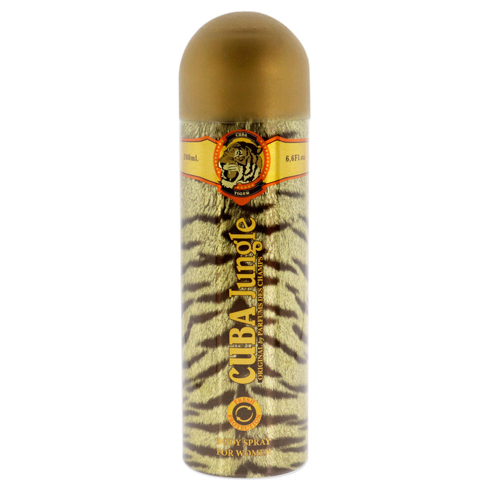 Cuba Jungle Tiger de Cuba para mujeres - Spray corporal de 6.6 oz