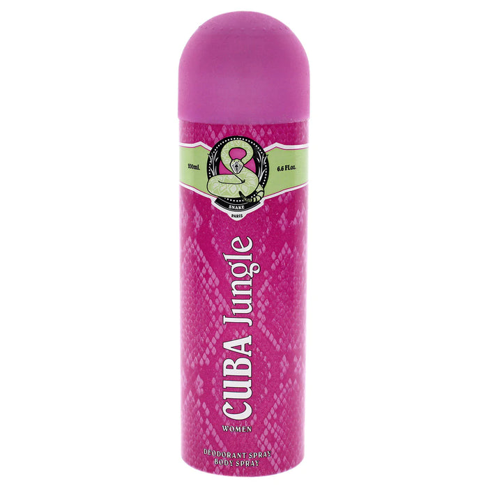 Cuba Jungle Snake de Cuba para mujeres - Spray corporal de 6.6 oz