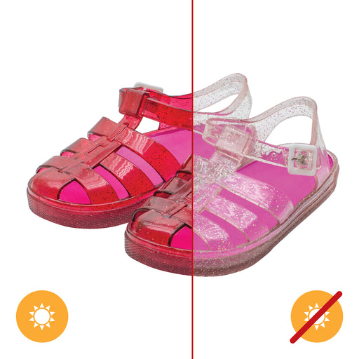 Gladiator Girl Jellies Sandal - 7 Pink by DelSol for Kids - 1 Pair Sandals