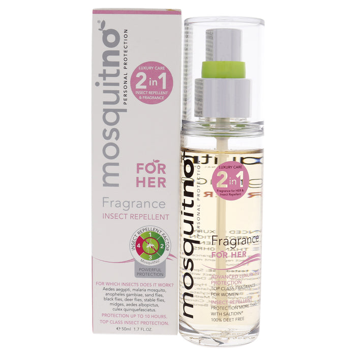 Mosquitno Fragrance Her de Mosquitno para mujeres - Spray corporal de 1.7 oz