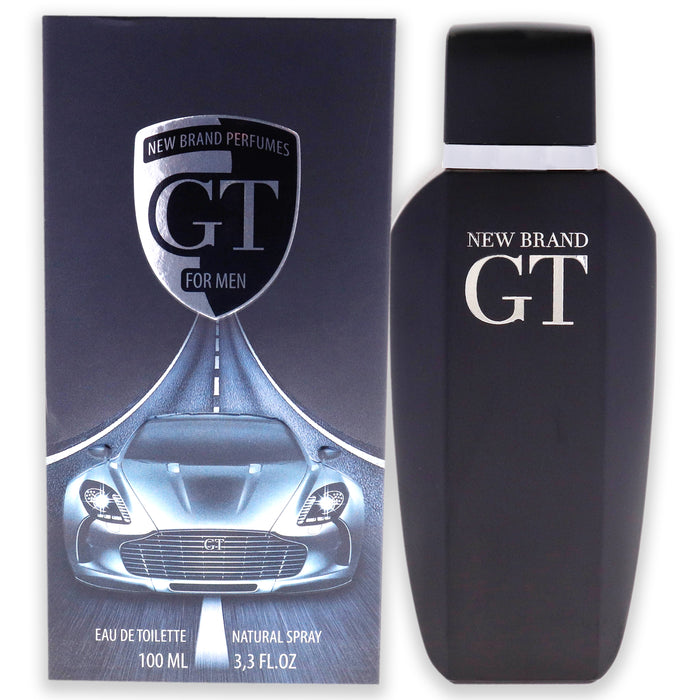 GT de New Brand pour hommes - Vaporisateur EDT de 3,3 oz