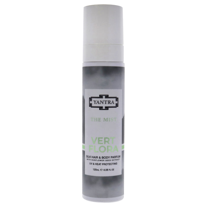 Perfume para el cabello y el cuerpo The Mist Vert Flora Silk de Yantra para mujeres - 4.06 oz Body Mist