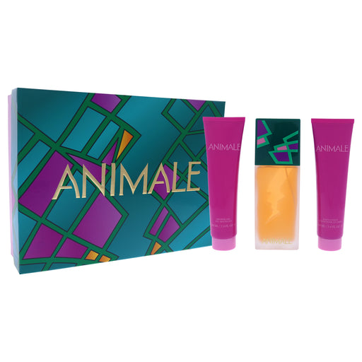 Animale by Animale for Women - 3 Pc Gift Set 3.4oz EDP Spray, 3.4oz Body Lotion, 3.4oz Shower Gel