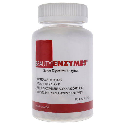 BeautyEnzymes Super Digestive Enzymes Capsules by BeautyFit for Women - 90 Count Dietary Supplement