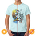 Kids Crew Tee - Sharrrk by DelSol for Kids - 1 Pc T-Shirt (YXS)