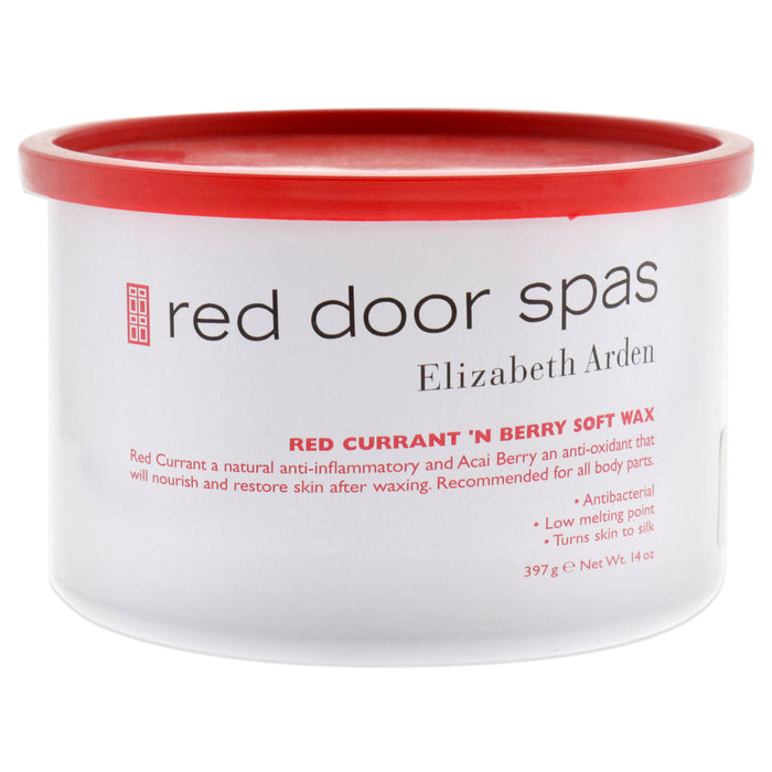 Cire douce de groseille rouge Red Door Spa - Berry par Elizabeth Arden pour femme - Cire de 14 oz