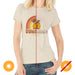 Women Crew Tee - Sunshine - Beige by DelSol for Women - 1 Pc T-Shirt (XL)