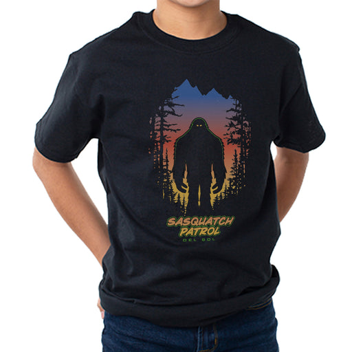 Kids Crew Tee - Sasquatch - Black by DelSol for Kids - 1 Pc T-Shirt (YXS)