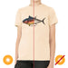Men Crew Tee - Big Fish - Beige by DelSol for Men - 1 Pc T-Shirt (YL)