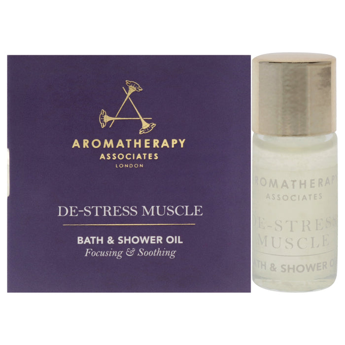 Aceite de ducha y baño muscular antiestrés de Aromatherapy Associates para unisex - Aceite de ducha de 0,1 oz