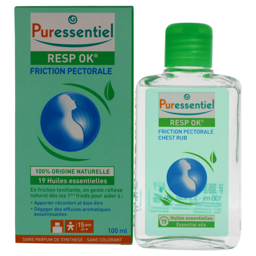 Resp OK Chest Rub by Puressentiel for Unisex - 3.35 oz Lotion