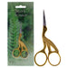 Stork Scissors - Gold by Satin Edge for Unisex - 3.5 Inch Scissors
