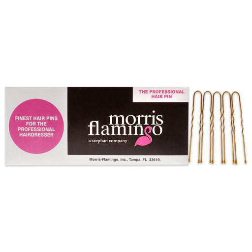 Crimped Ball Tipped Hair Pins - Brown by Morris Flamingo for Unisex - 1.75 Inch Hair Pin (1 Pound)
