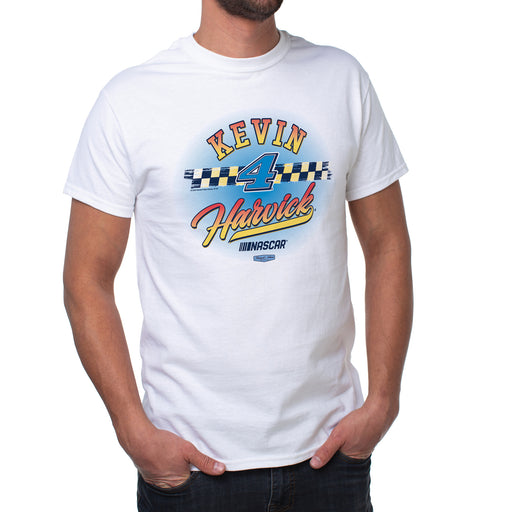 NASCAR Mens Classic Crew Tee - Kevin Harvick - 8 White by DelSol for Men - 1 Pc T-Shirt (S)