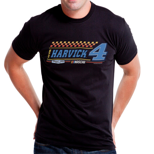 NASCAR Mens Classic Crew Tee - Kevin Harvick - 6 Black by DelSol for Men - 1 Pc T-Shirt (L)