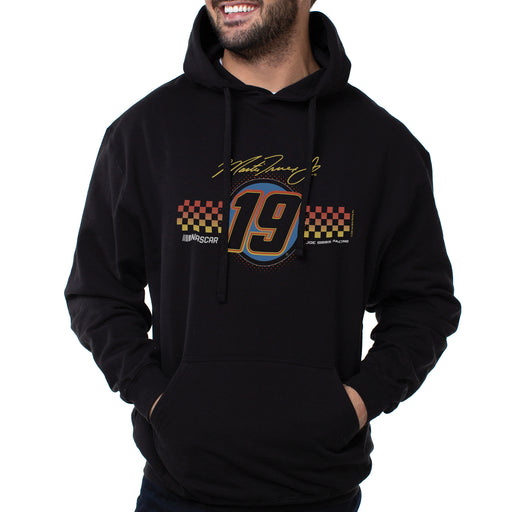 NASCAR Hooded Sweatshirt - Martin Truex Jr - 1 Black by DelSol for Men - 1 Pc T-Shirt (M)