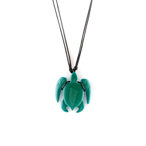 Color-Changing Necklace - Turtle - White to Green by DeSol for Women - 1 Pc Necklace