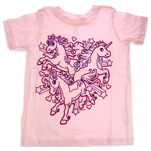 Girls Crew Tee - Iluv Horses - Balerina by DelSol for Kids - 1 Pc T-Shirt (2T)