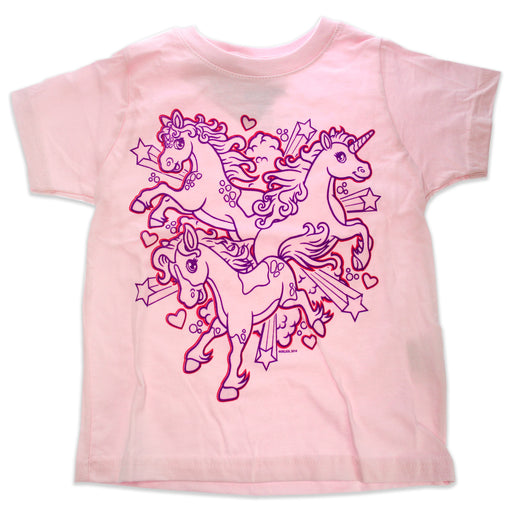 Girls Crew Tee - Iluv Horses - Balerina by DelSol for Kids - 1 Pc T-Shirt (3T)