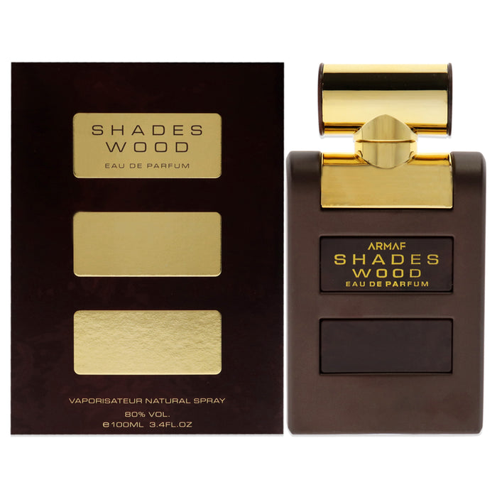 Shades Wood by Armaf for Men - 3.4 oz EDP Spray