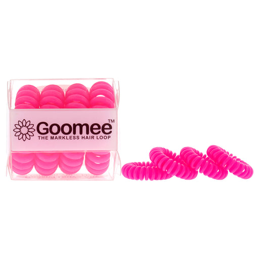 The Markless Hair Loop Set - Panther Pink by Goomee for Women - 4 Pc Hair Tie