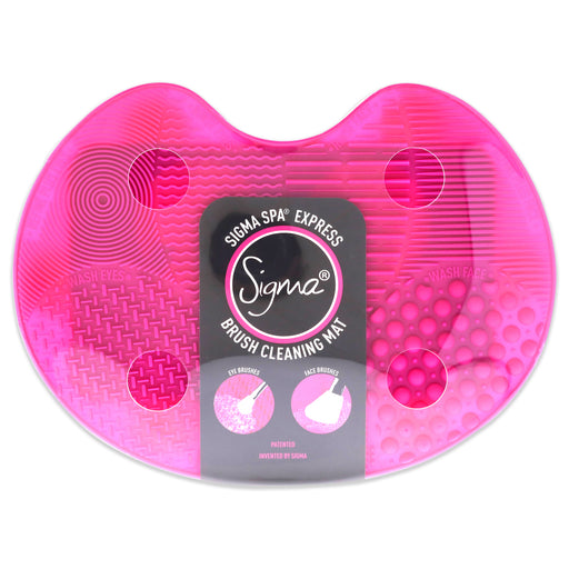 Sigma Spa Express Brush Cleaning Mat - Pink by SIGMA for Women - 1 Pc Brush Cleaner