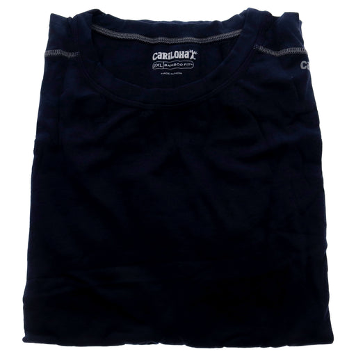 Bamboo Athletic Crew T-Shirt - Navy by Cariloha for Men - 1 Pc T-Shirt (2XL)