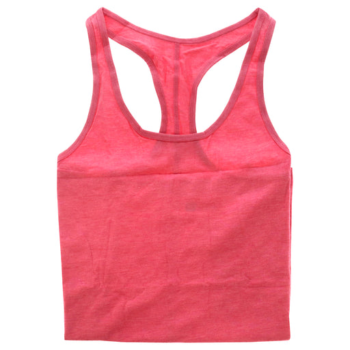Bamboo Racerback Tank - Hibiscus Coral Heather by Cariloha for Women - 1 Pc Tank Top (S)