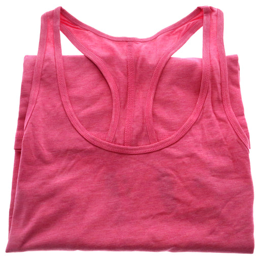 Bamboo Racerback Tank - Hibiscus Coral Heather by Cariloha for Women - 1 Pc Tank Top (L)