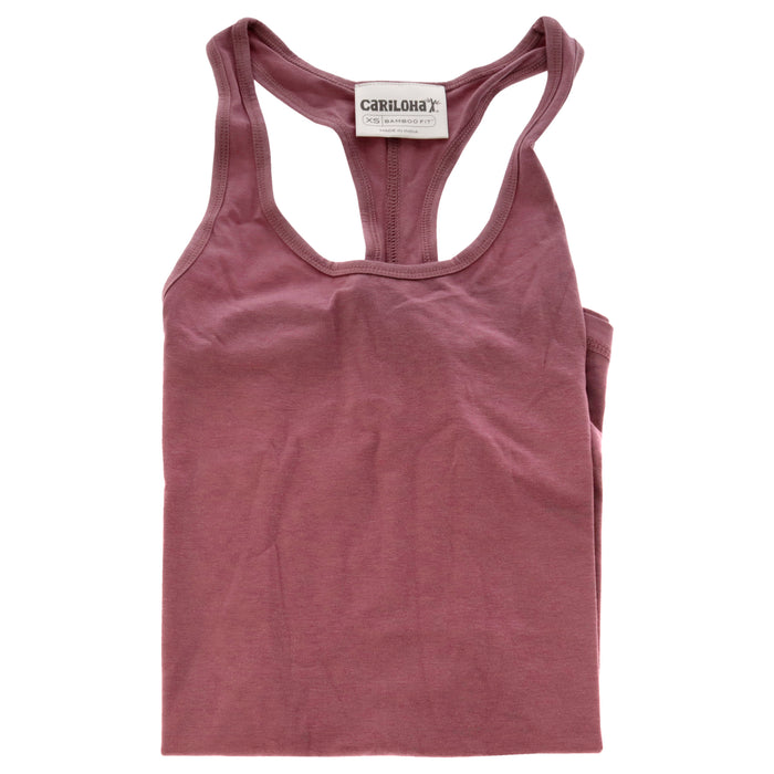 Bamboo Racerback Tank - Rosewater by Cariloha for Women - 1 Pc Tank Top (XS)