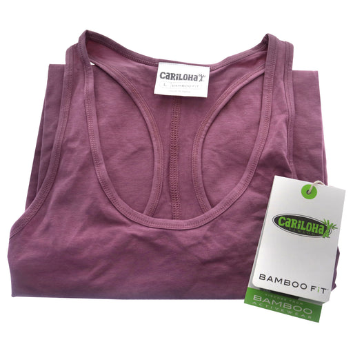 Bamboo Racerback Tank - Rosewater by Cariloha for Women - 1 Pc Tank Top (L)