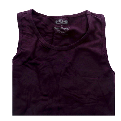 Bamboo Sleep Tank Top - Deep Violet by Cariloha for Women - 1 Pc T-Shirt (S)