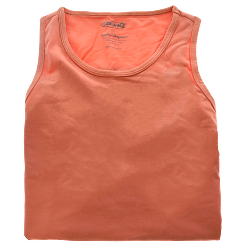 Bamboo Sleep Tank Top - Coral by Cariloha for Women - 1 Pc T-Shirt (S)