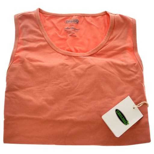 Bamboo Sleep Tank Top - Coral by Cariloha for Women - 1 Pc T-Shirt (2XL)