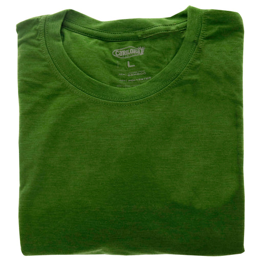 Bamboo Comfort Crew Tee - Palm Green by Cariloha for Men - 1 Pc T-Shirt (L)