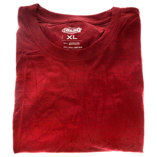Bamboo Comfort Crew Tee - Rockwood Red by Cariloha for Men - 1 Pc T-Shirt (XL)