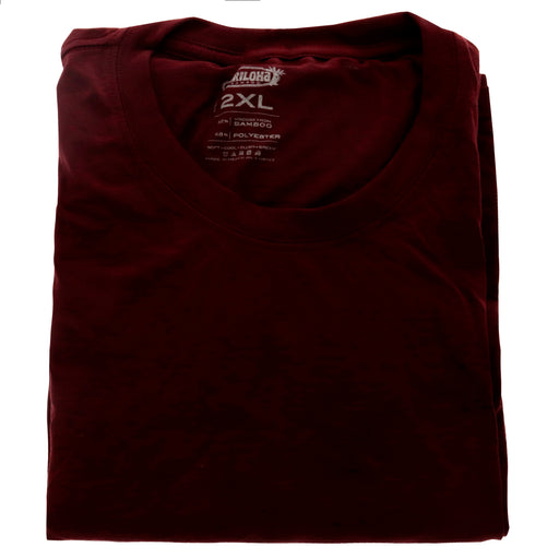 Bamboo Comfort Crew Tee - Rockwood Red by Cariloha for Men - 1 Pc T-Shirt (2XL)